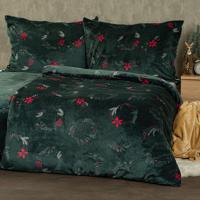 4Home Sheets microflannel Poinsettia , 160 x 200cm, 70 x 80 cm, 160 x 200 cm., 160 x 200 cm, 70 x 80 cm