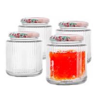 Altom befőttesüvegek fedővel és címkével 240 ml, 4 db, 240 ml
