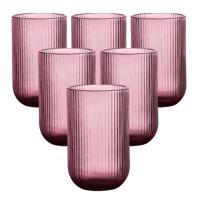 Altom Selena Purple pohár, 430 ml, 6 darabos készlet, rózsaszín
