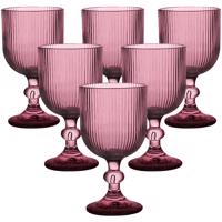 Altom  Selena Purple talpas pohár, 370 ml, 6 db-os készlet, rózsaszín