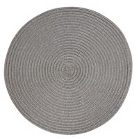 Altom Straw tányéralátét, ezüst,, 4 darabos készlet, átmérő 38 cm, ezüst