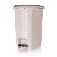 Banquet STEP pedálos szemeteskosár 25 l, krémszínű, krém