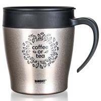 Banquet Travel termo bögre TAZZA 330 ml, bézsszínű, bézs