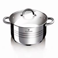 Blaumann Gourment Line fazék üvegfedővel 26 cm, 26 cm átmérőjű