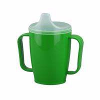 Bögre ivócsőrrel és két fedéllel, 250 ml, zöld, zöld