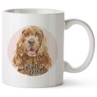 Bohemia Ajándékok Kerámia bögre - Cocker Spaniel ,350 ml