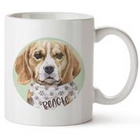 Bohemia Gifts Kerámia bögre - Beagle, 350 ml