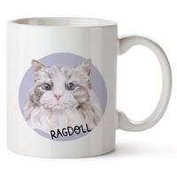 Bohemia Gifts Kerámia bögre - Ragdoll, 350 ml