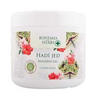 Bohemia Herbs Masszázs gél kígyóméreggel, 600 ml