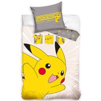 Carbotex baba pamut ágynemű Pokémon Pikachu inAction, 140 x 200 cm, 70 x 90 cm, 70 x 90 cm
