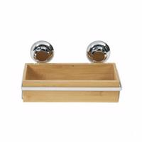 Compactor bambusz fürdőszobai polc Bestlock SPA Bamboo, 27,6 x 14,8 x 12,7 cm