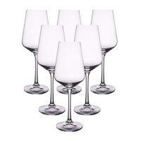 Crystalex 6 darabos fehérboros pohárkészletSANDRA, 0,25 l, 250 ml
