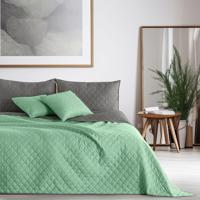 DecoKing Axel ágytakaró menta/acél , 170 x 210 cm, zöld, 170 x 210 cm