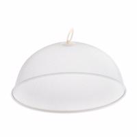 Fém élelmiszer fedő, átmérő 30 cm, fehér