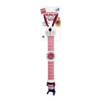 GiGwi Plüssjáték ropogós nyakkal Plush Friendznyúl S, 33,5 x 5,5 x 3,5 cm