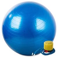 Gimnasztikai labda 65 cm, pumpával, kék, kék
