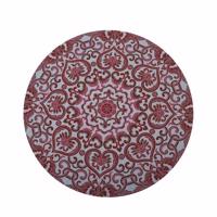 Iva Mandala piros, 38 cm-es tányéralátét, 38 cm