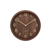 Karlsson 6021DW design falióra barna, átmérő 30 cm