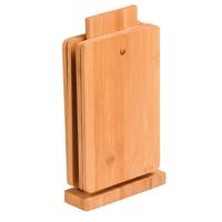 Kesper 50275-71 Állvány 4 vágódeszkával, bambusz,15 x 5 x 26 cm