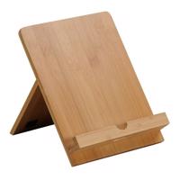 Kesper 58016 Tablet vagy szakácskönyv állványbambusz , 18 x 23 x 19,2 cm