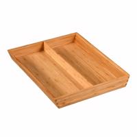 Kesper 58086 Sideboard bambusz, 2 rekeszes , 35 x43 x 5 cm