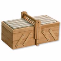 Kesper 58711 Varrókellék-szervező bambusz, 29 x 17x 16,5 cm, bambusz, 29 x 17 x 16,5 cm