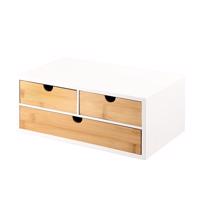 Kesper 58956 Szervező 3 rekesszel, bambusz, 33 x21 x 14 cm