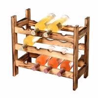 Kesper 69120 Boros polc 12 palack bor, fenyőfa, 60x 63 x 27 cm