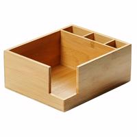 Kesper 70852 Konyhaszervező bambusz, 5 rekeszes,18 x 9 x 18 cm