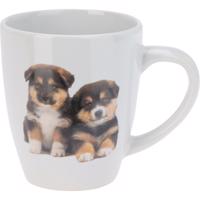 Készlet kőporcelán bögrékből Dogs 3 db, 220 ml