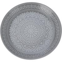 Kőedény sekély tányér Ethnic, átmérő 27 cm, szürke, szürke