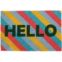 Kókusz szőnyeg Hello colour , 39 x 59 cm