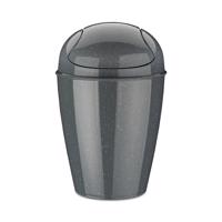 Koziol kosár Swing Top S Organic szürke, 5 l, 21,6 x 21,6 x 37 cm