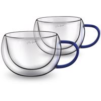 Lamart LT9113 2-részes cappuccino pohárkészletVaso, 270 ml, kék, kék