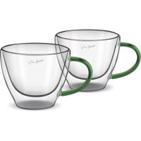 Lamart LT9115 2-részes cappuccino pohár készletVaso, 190 ml, zöld, zöld