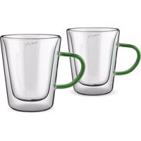 Lamart LT9118 2 darabos Tea Vaso pohárkészlet, 300ml, zöld, zöld