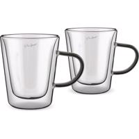 Lamart LT9120 2 darabos Tea Vaso pohárkészlet, 300ml, fekete, fekete