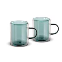 Lamart LT9122 2 darabos pohárkészlet Tea Vaso, 350ml, zöld, zöld