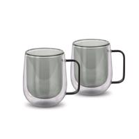 Lamart LT9123 2 darabos Tea Vaso pohárkészlet, 250ml, fekete, fekete