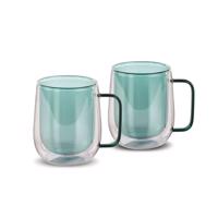 Lamart LT9124 2 darabos Tea Vaso pohárkészlet, 250ml, zöld, zöld