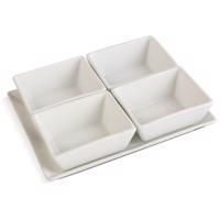 Lamart LT9220 5-részes tálalóedény készlet Dine, 20 x 15,5 cm