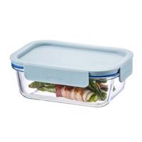 LOCKnLOCK Téglalap alakú üvegedény CLEAR, 630 ml ,menta, 630 ml