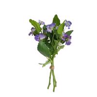 Mesterséges csokor Pansy világos lila, 37 cm
