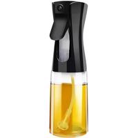 Olaj- és ecetszóró, 200 ml, fekete, fekete