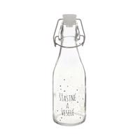 Orion palack klipszes zárral Hópehely fehér, 0,16l, 160 ml