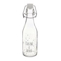 Orion palack klipszes zárral Hópihe fehér, 0,52 l, 520 ml