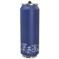 Orion Rét fém termosz palack, 0,7 l, kék