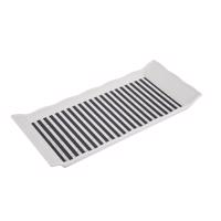 Orion tálca Retro fekete-fehér, 29,5 x 13 cm, 29,5x 13 cm, fehér + fekete
