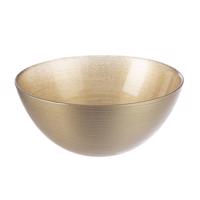 Orion Üvegtál Golden, átmérő 15 cm, 15 cm átmérőjű
