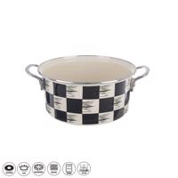 Orion Zománc lábas Chessboard Lem , 3 l, átmérő 22cm